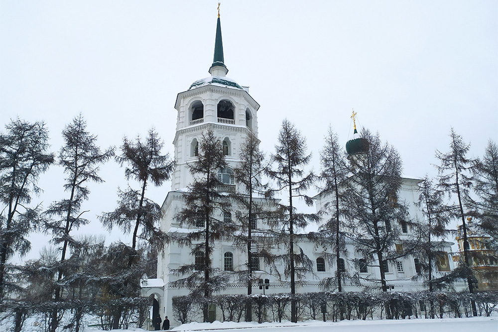 Это Спасская церковь — первое каменное здание в Иркутске