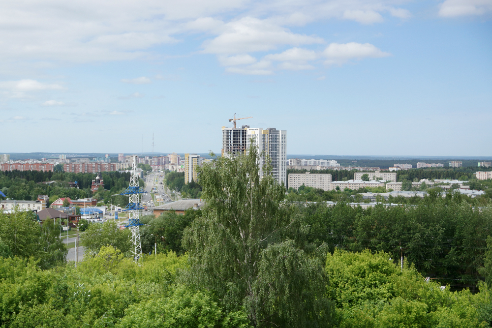 Зеленые зоны занимают четверть территории города