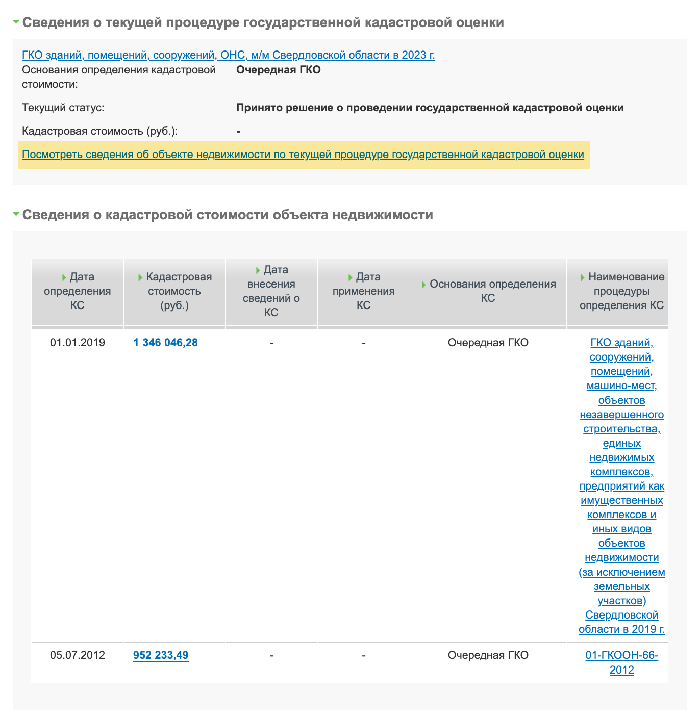 Предварительный отчет можно посмотреть по выделенной ссылке. Источник: rosreestr.gov.ru