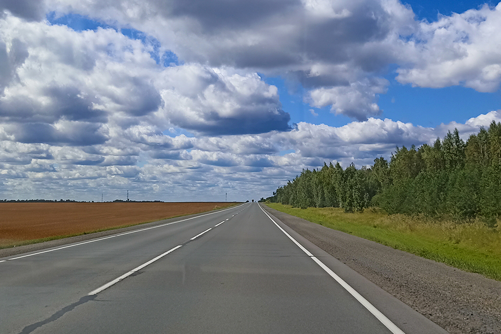 Едем в сторону Екатеринбурга