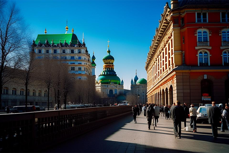 Солнечный день в Москве