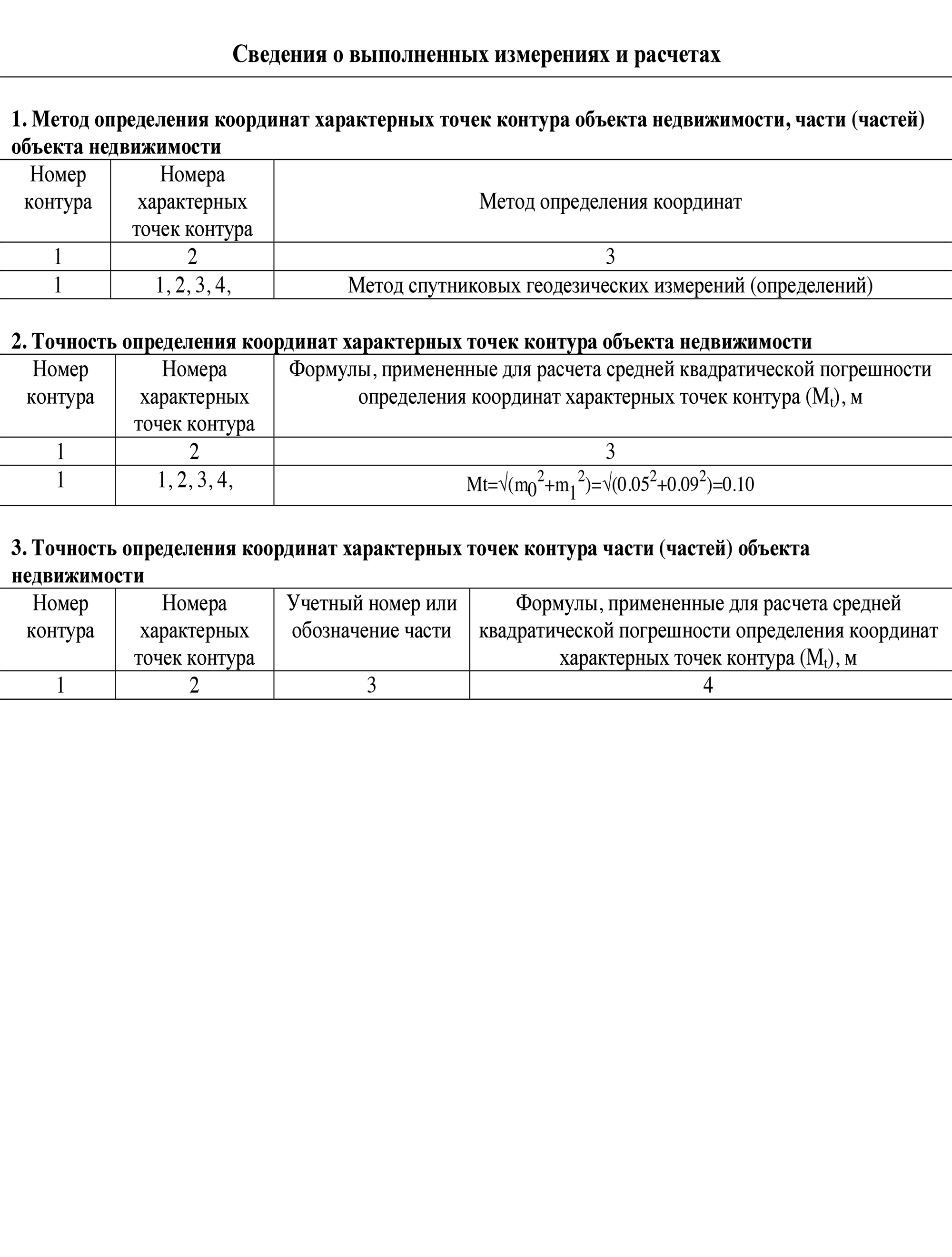 Образец технического плана частного дома