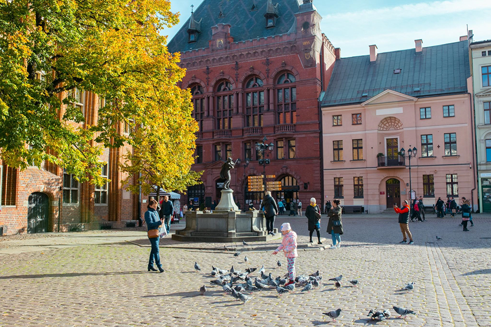 Старый город Торунь отлично сохранился