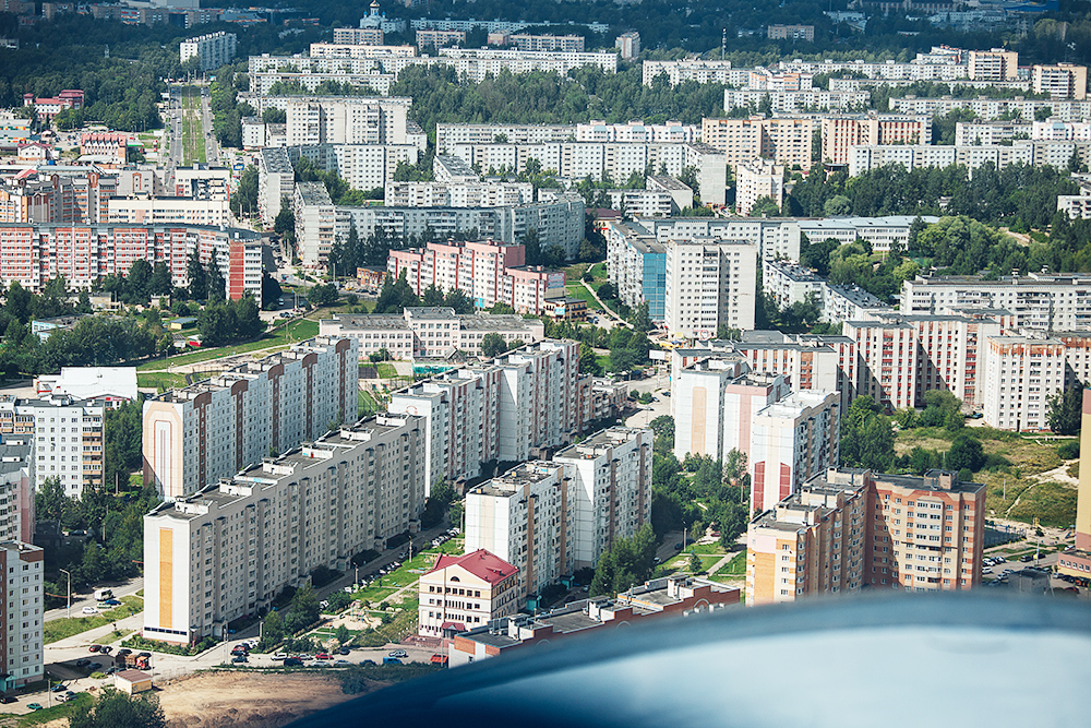 Типовая застройка микрорайона Киселевка в Промышленном районе