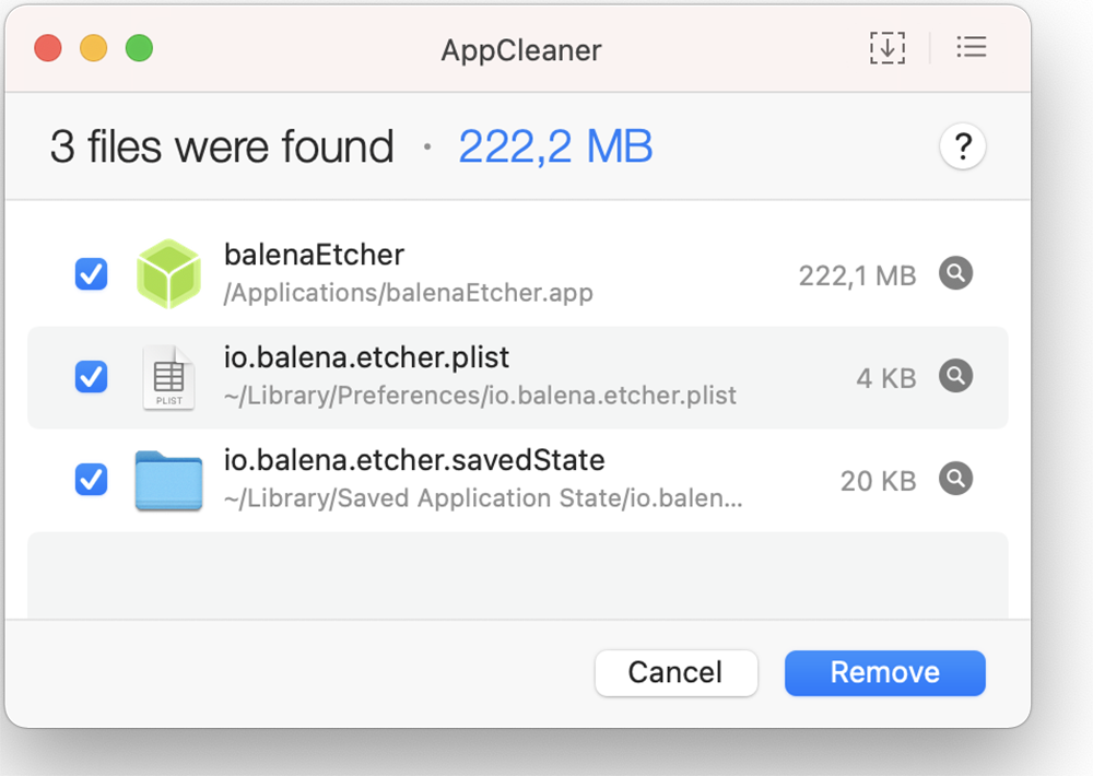 Интерфейс AppCleaner очень прост: перетаскиваете приложение на окно, и можете удалить его с потрохами