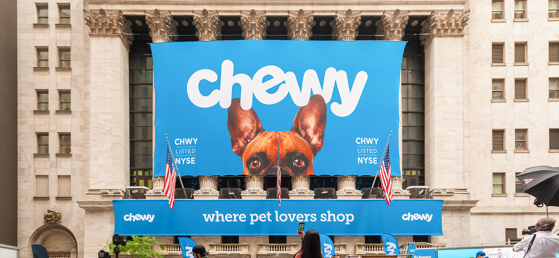 Акции Chewy упали на 10% после отчета