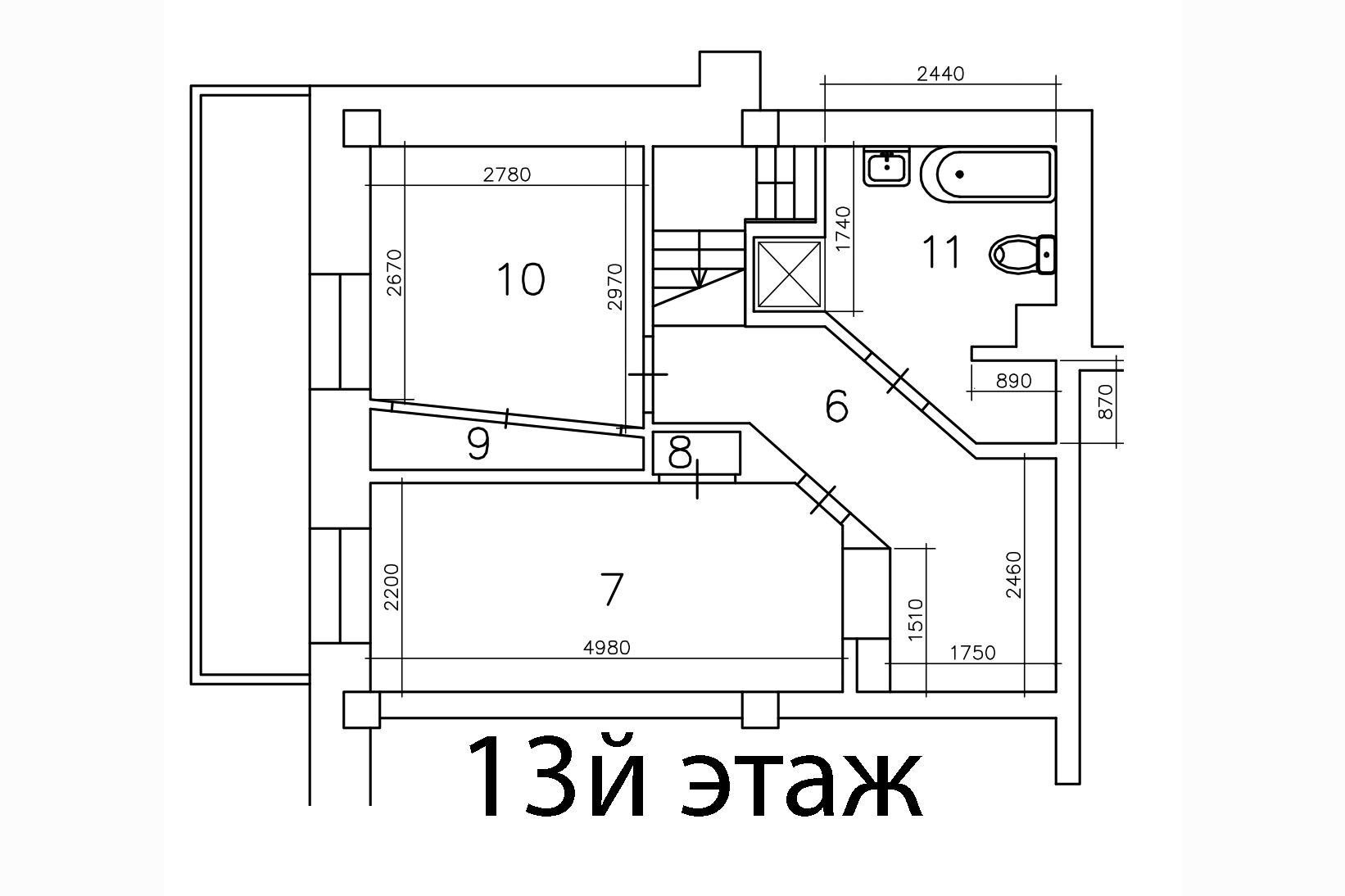 Планировка моей двухуровневой квартиры