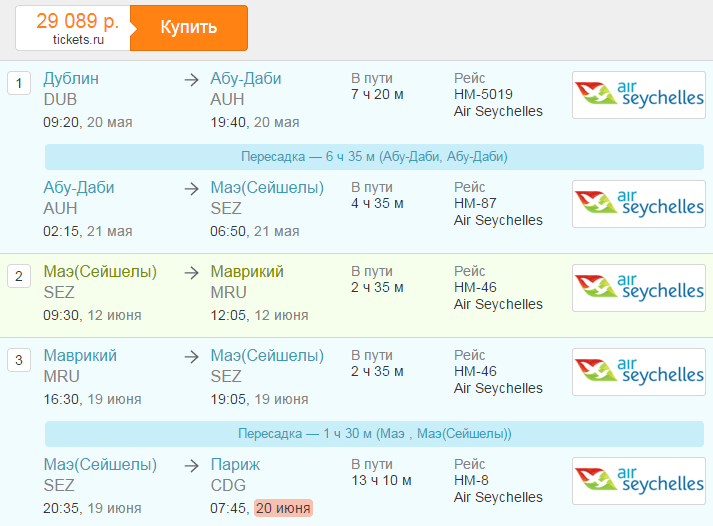 Скриншот с сайта www.make-trip.ru