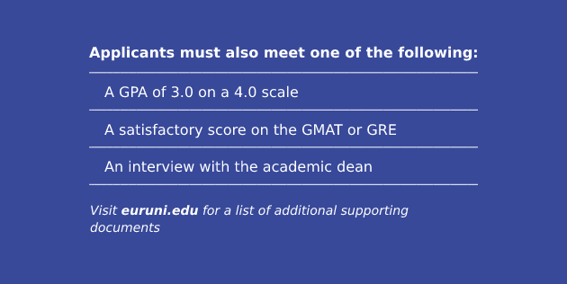 Среди прочего предстоит сдать GMAT или пройти интервью с деканом