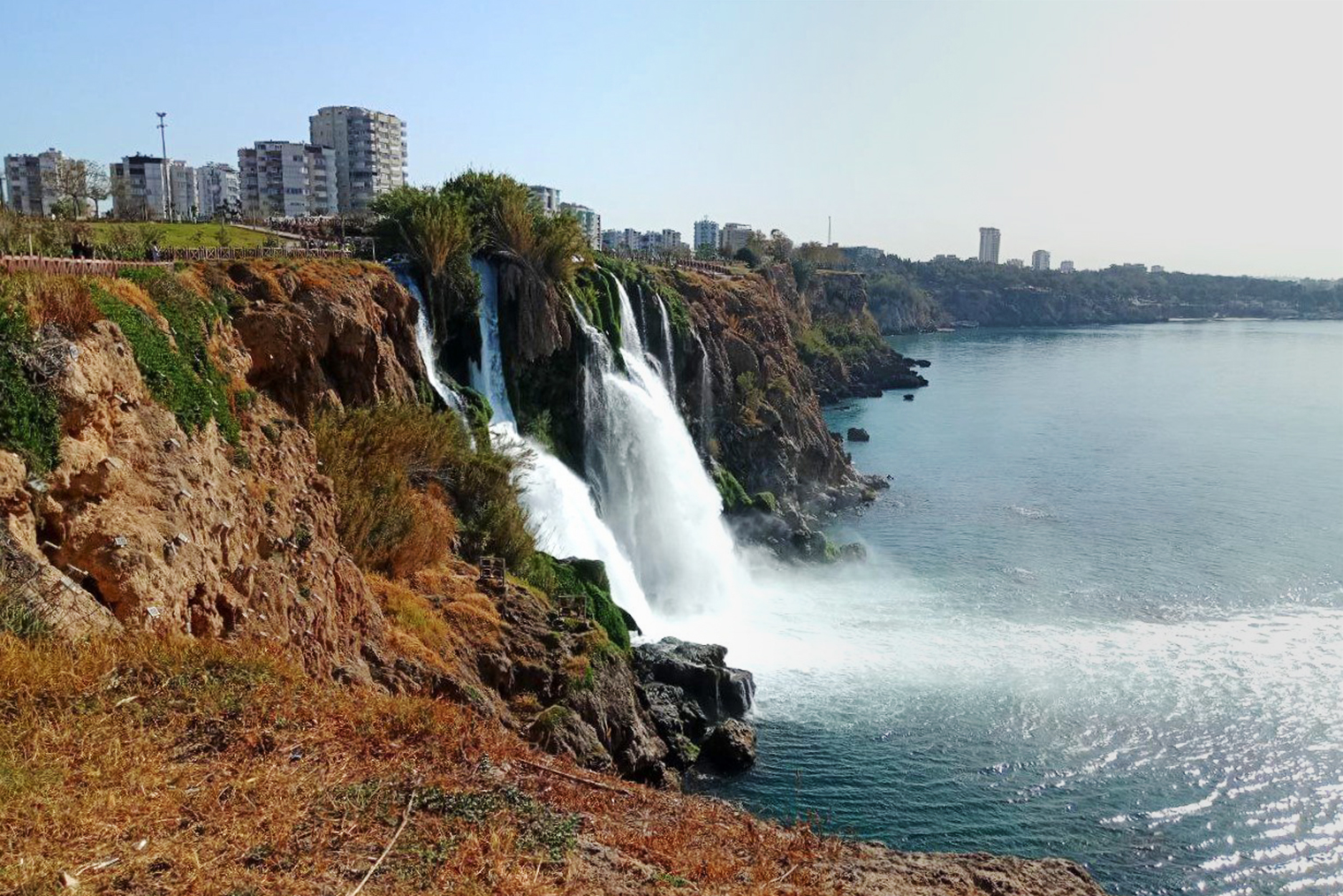 Нижние Дюденские водопады в Анталье