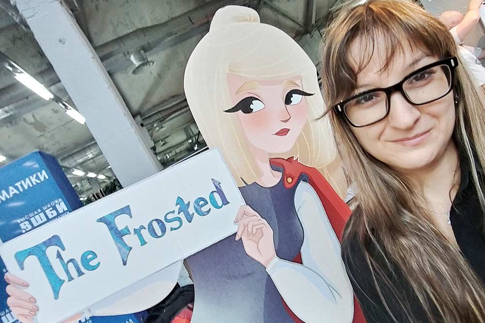 Юля участвует в создании игры The Frosted