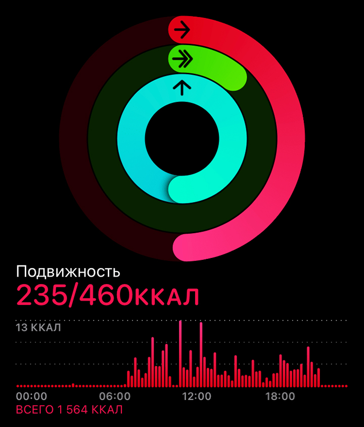 Сводка по дневной активности