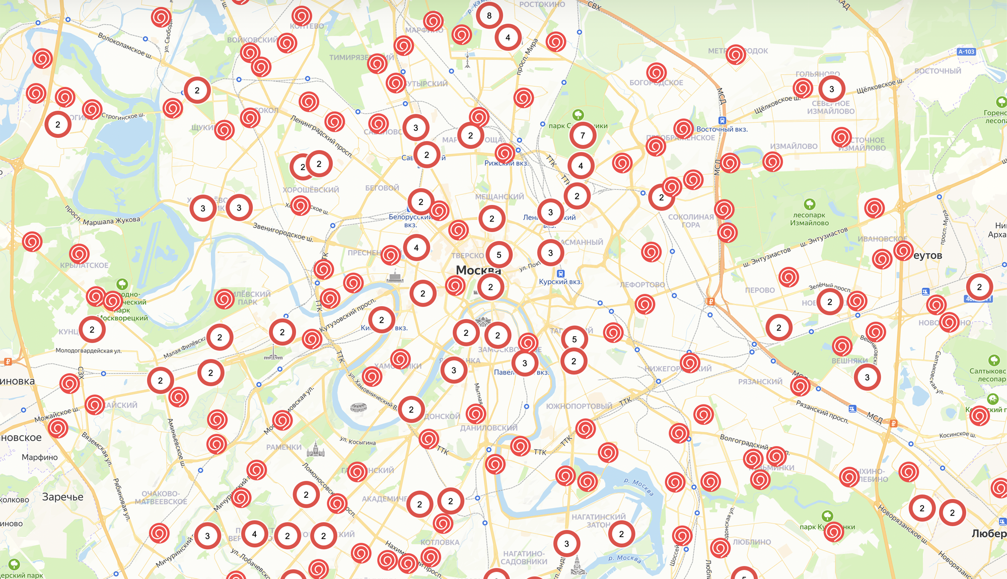 В проекте MumiMaps можно добавлять новые места самому. Источник: mumimaps.com