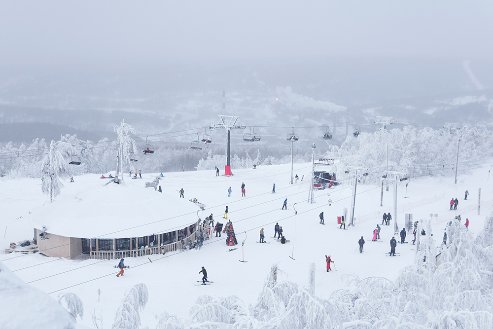 На «Губахе» 18 километров разнообразных трасс. Фотография: Evgeny Haritonov / Shutterstock / FOTODOM