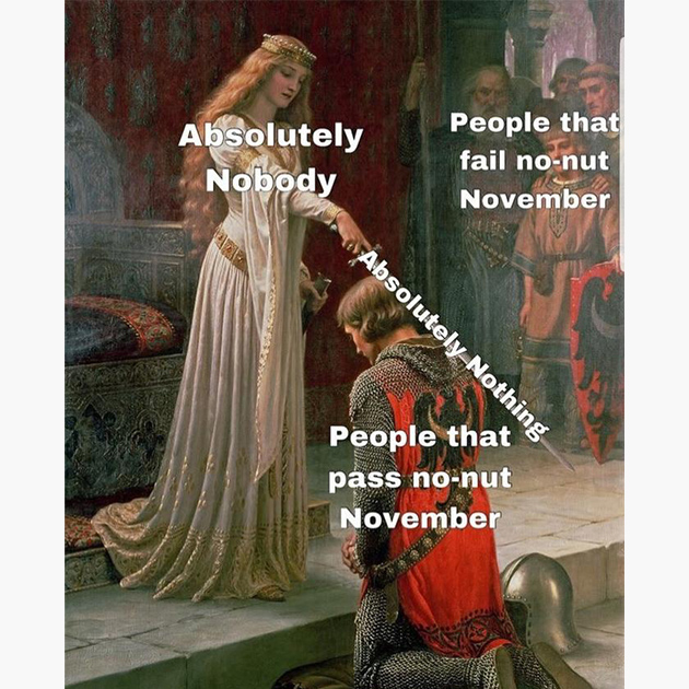 Мемы про No Nut November