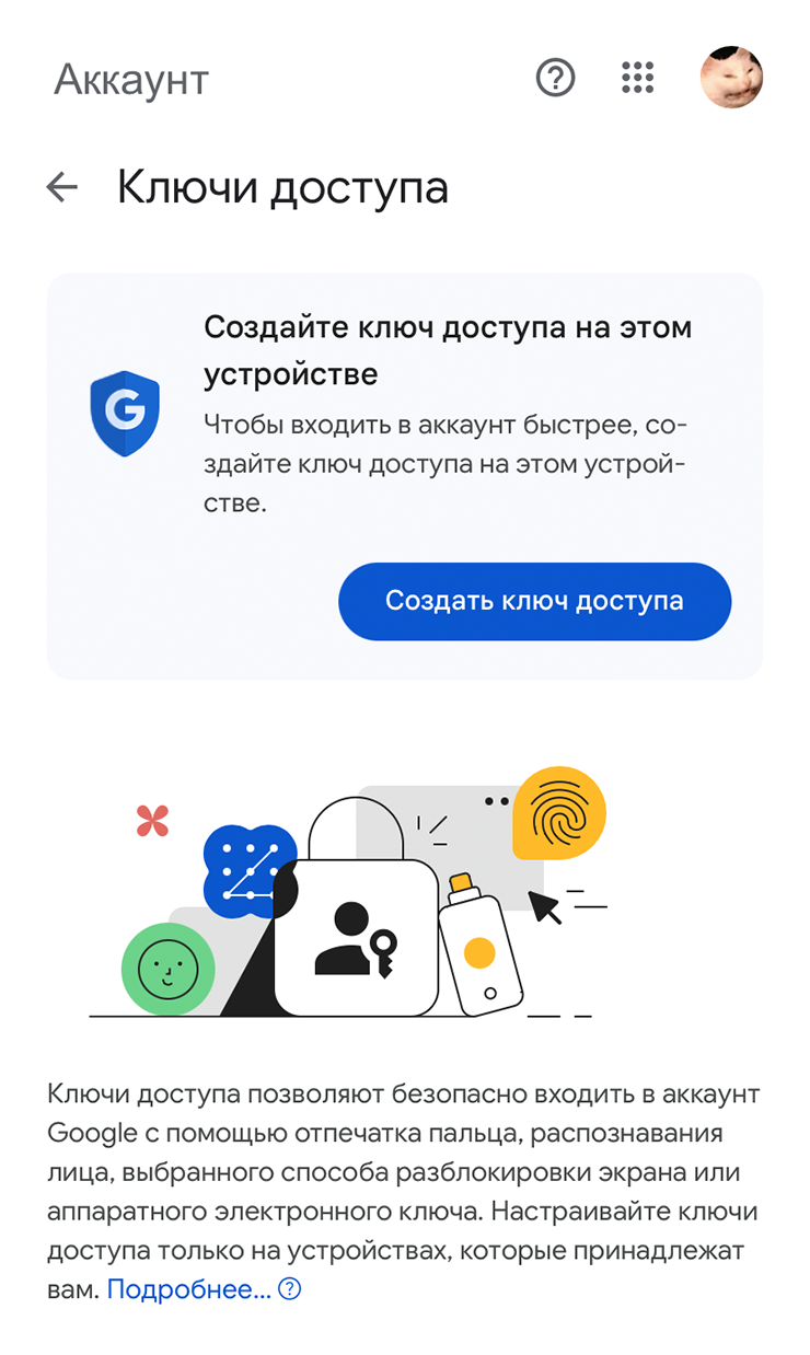 Все современные браузеры, включая Safari, умеют определять устройство и давать заключение, можно ли подключить Passkey