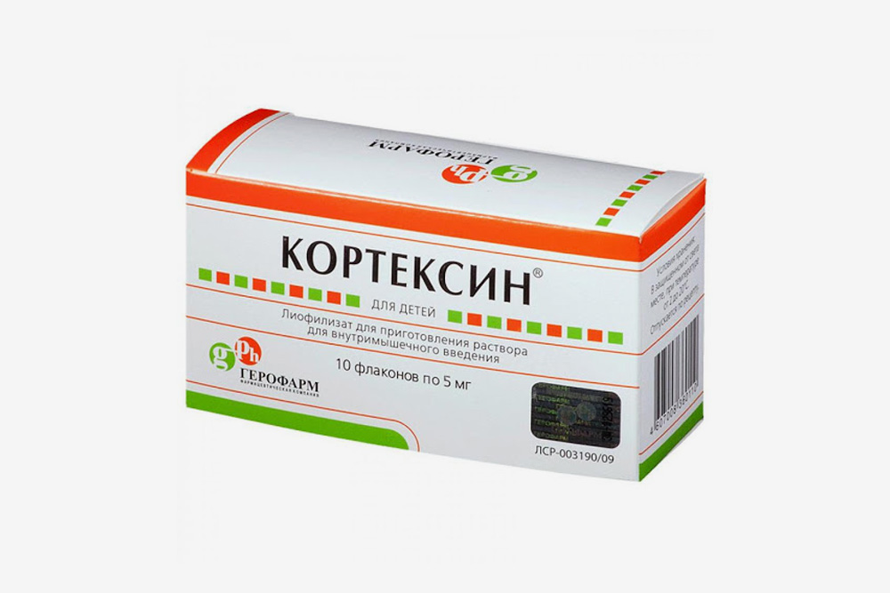 «Кортексин» продается в дозировке 5⁠—⁠10 мг в упаковках по 10 ампул. Цена зависит от количества действующего вещества в ампулах