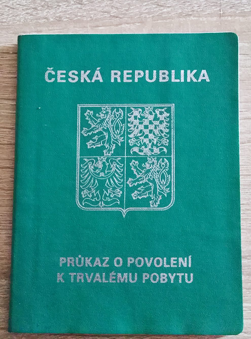 Так выглядит подтверждение вида на жительство в Чехии