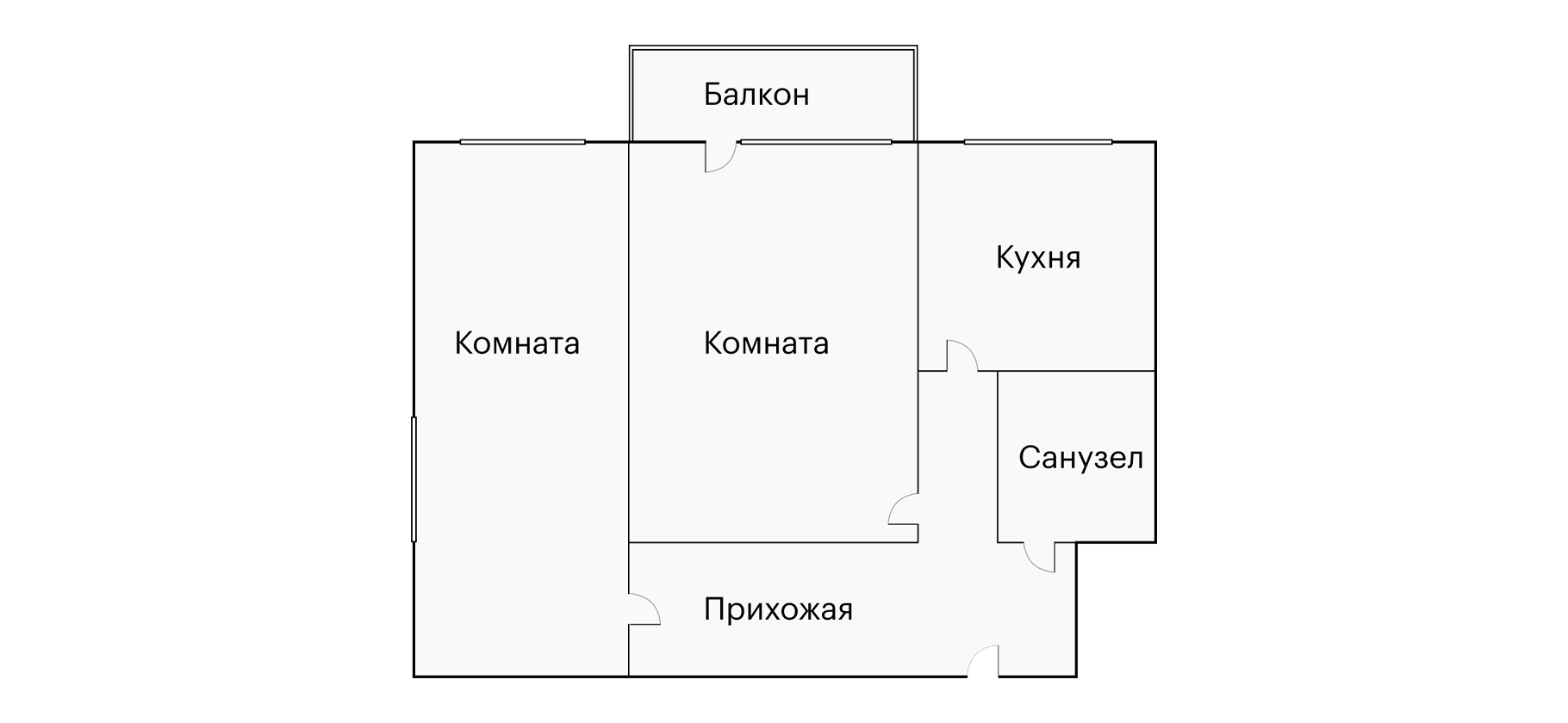 9 видов планировок: «евродвушка», «линейка» и «малосемейка»