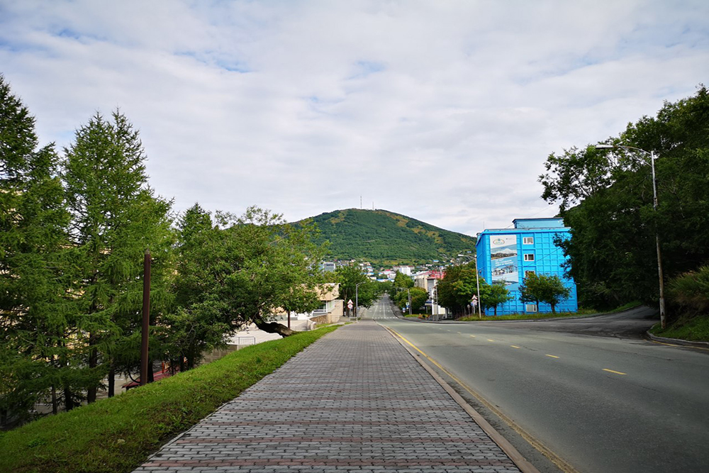 Сопка Мишенная в Петропавловске-Камчатском