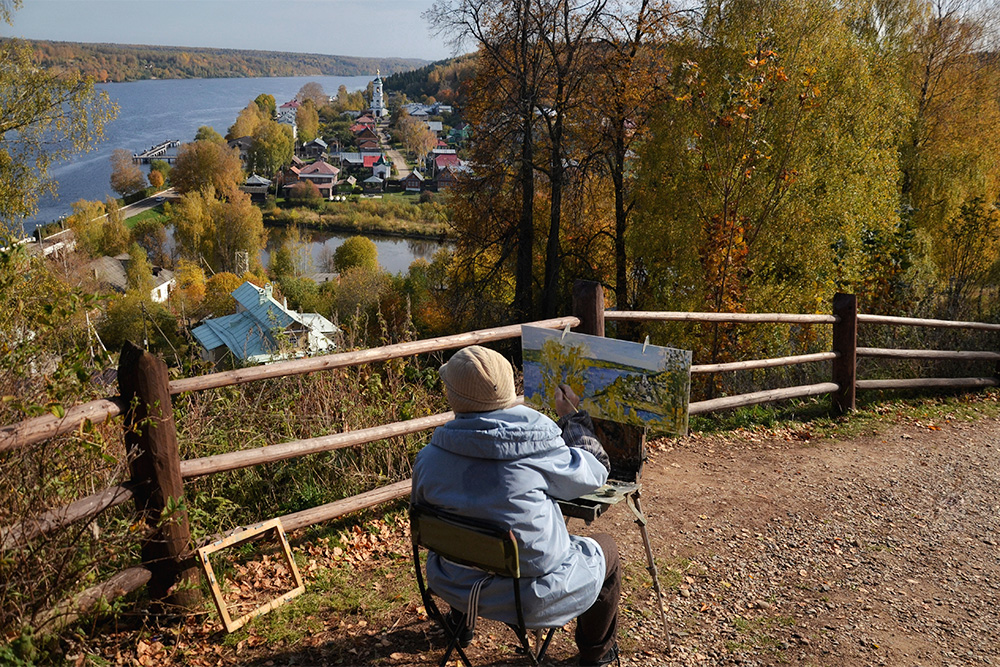 Художники здесь рисуют круглый год