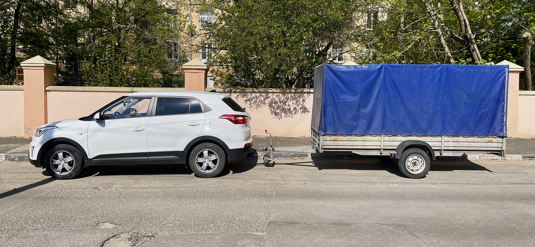 Как ездить на легковом автомобиле с прицепом