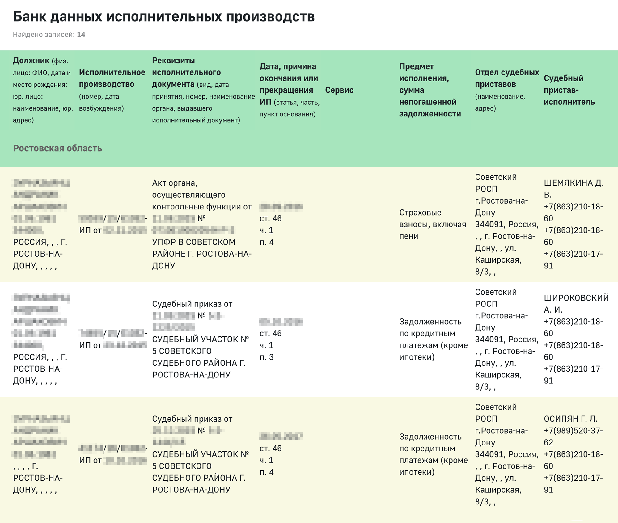 На сайте ФССП России есть информация о должниках. Это герой одной из изумительных историй Т⁠—⁠Ж