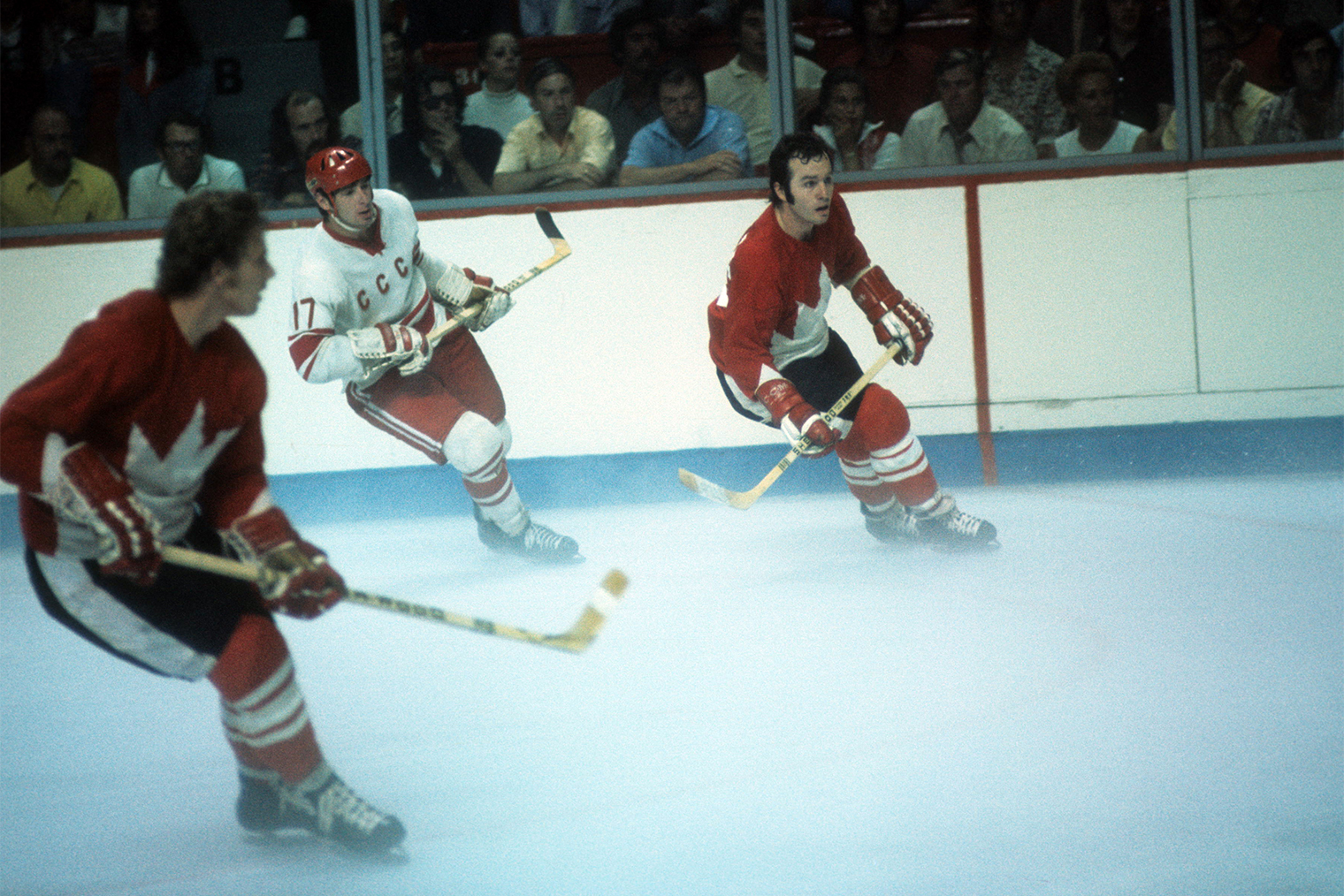 Валерий Харламов во время Суперсерии 1972 года. Фото: Melchior DiGiacomo / Getty Images