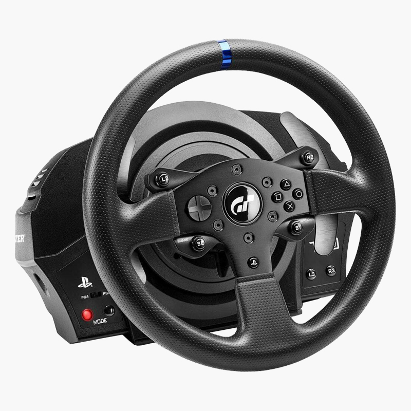 Кроме PS4 и PS5 Thrustmaster T300RS GT Racing Wheel работает с PS3 и ПК