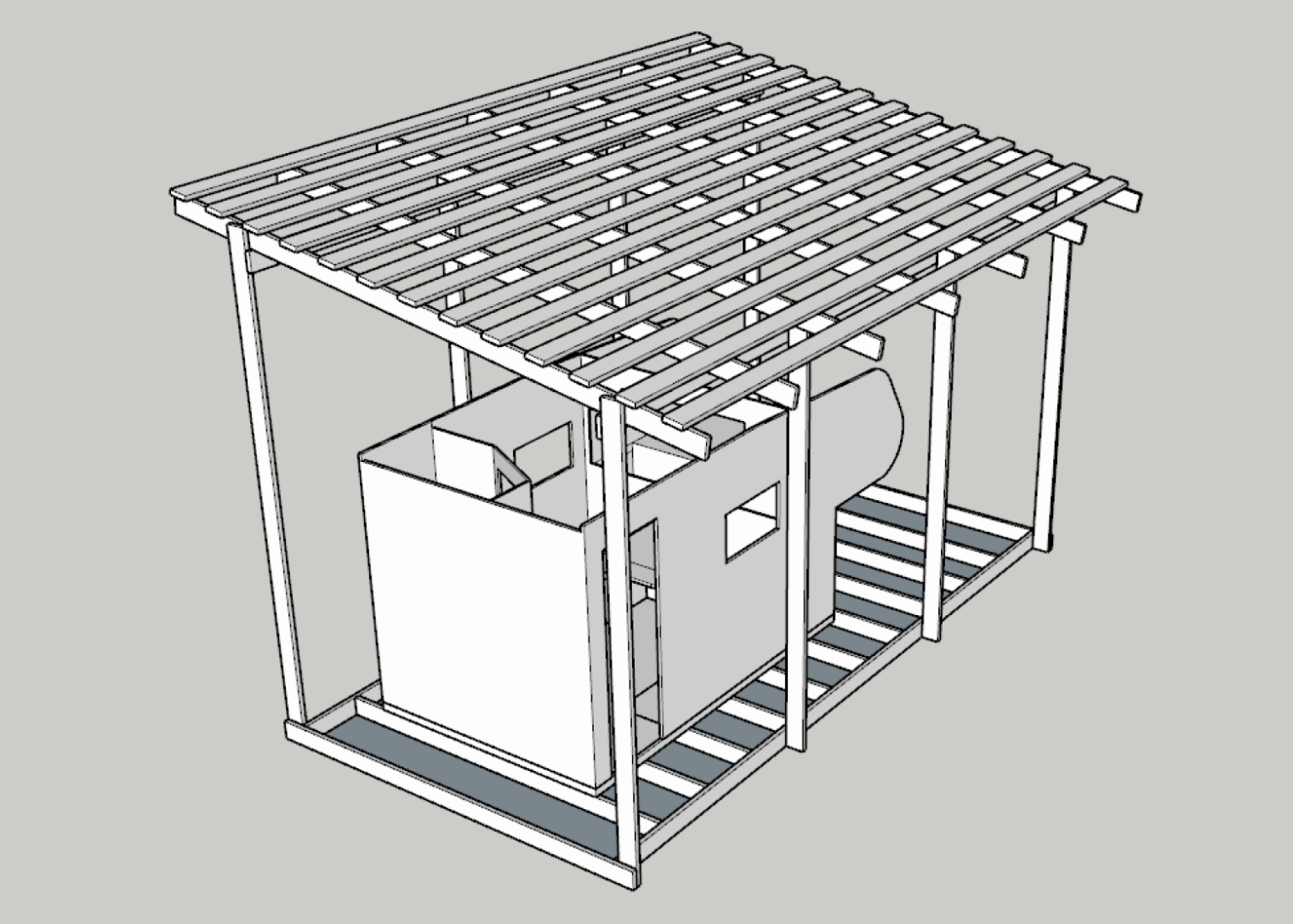 3D-модели разработал в программе SketchUp Pro