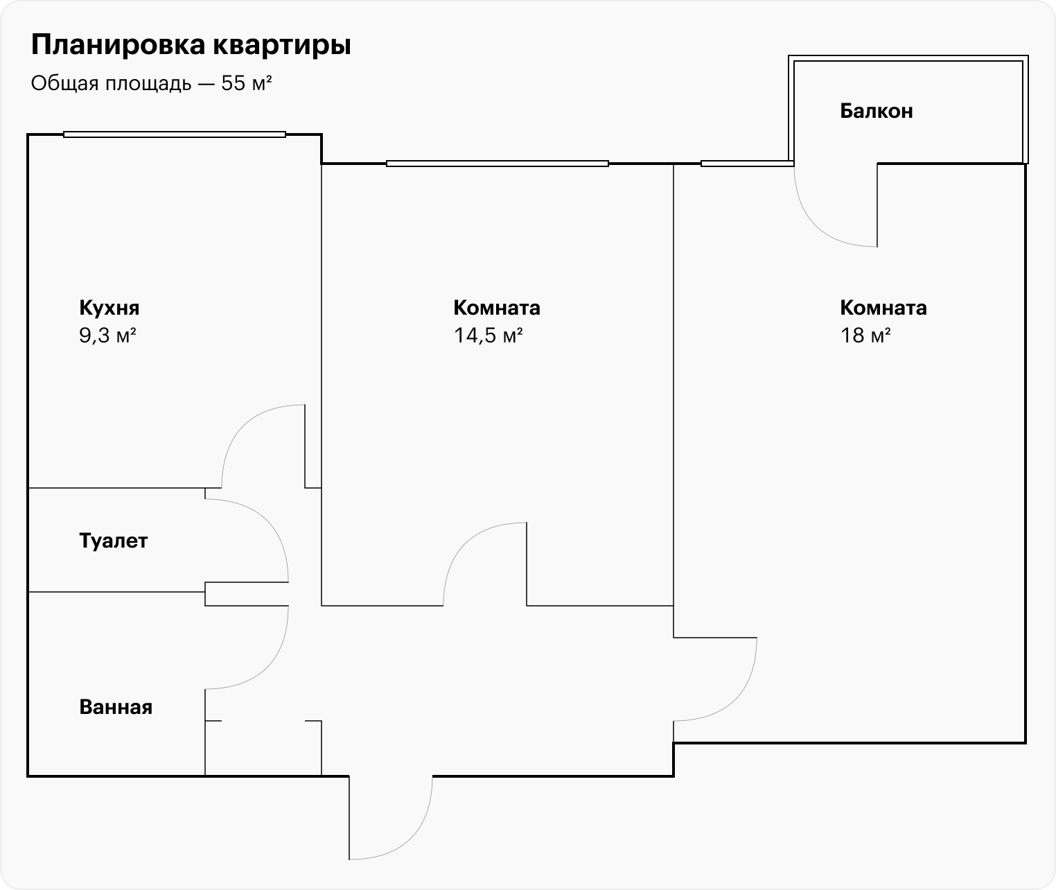 Планировка нашей квартиры