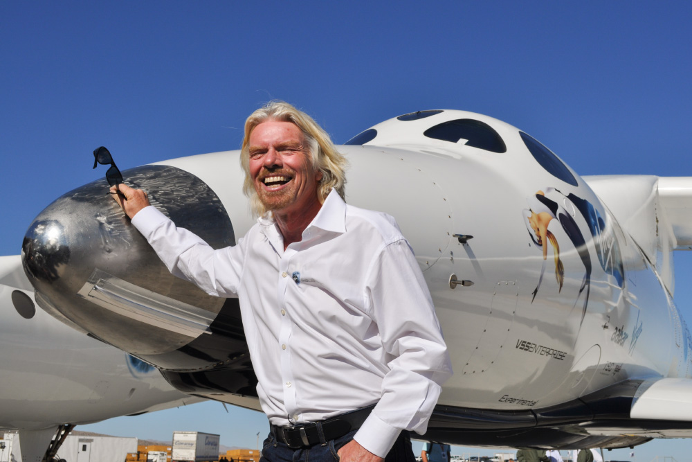 Основатель Virgin Galactic Ричард Брэнсон. Источник: Shutterstock