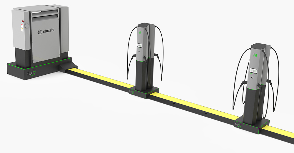Схема зарядной станции для электромобилей fuel. Источник: блог компании