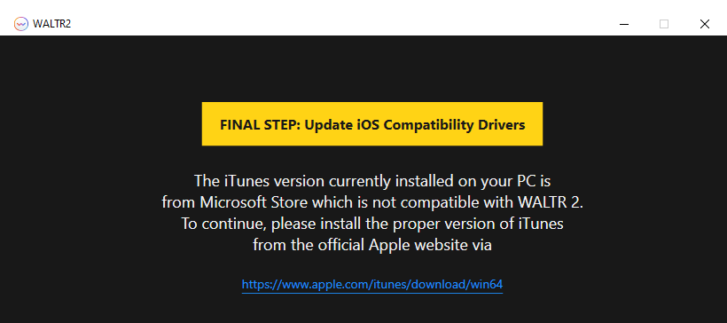 В WALTR 2 процесс идентичный, но мне так и не удалось подружить программу с драйверами iOS на компьютере