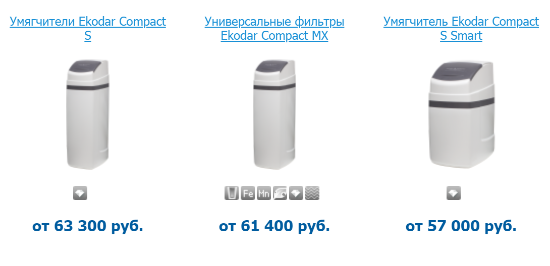 Примеры стоимости разных систем водоочистки для загородного дома