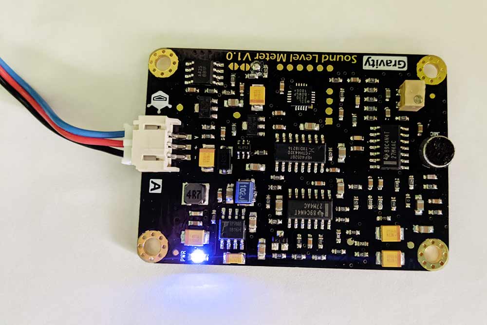 Прибор для измерения уровня шума DFRobot Gravity: Analog Sound Level Meter