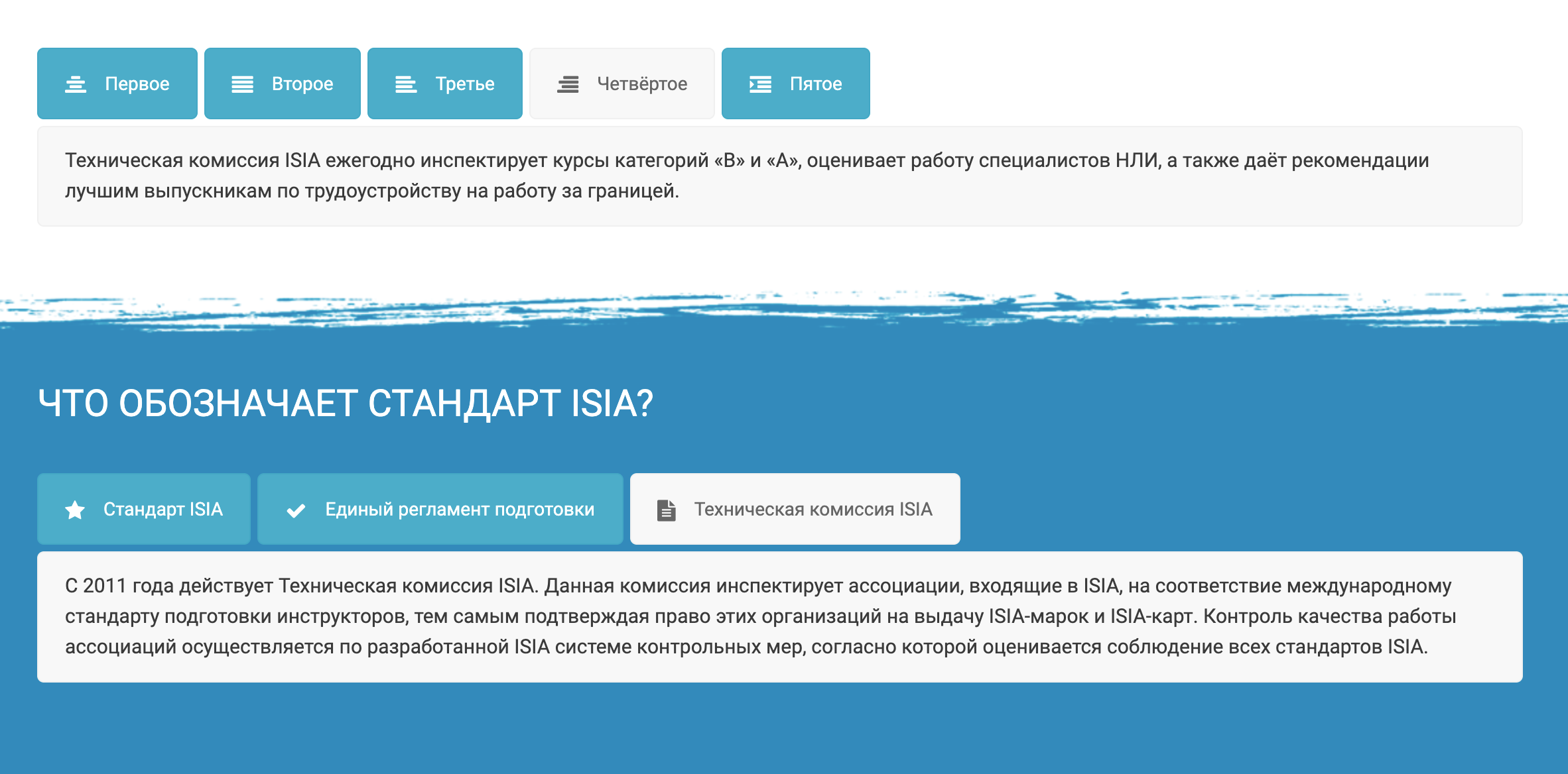 В НЛИ будущих инструкторов учат по австрийской методике, качество которой контролирует Международная ассоциация инструкторов ISIA. Источник: isiarussia.ru