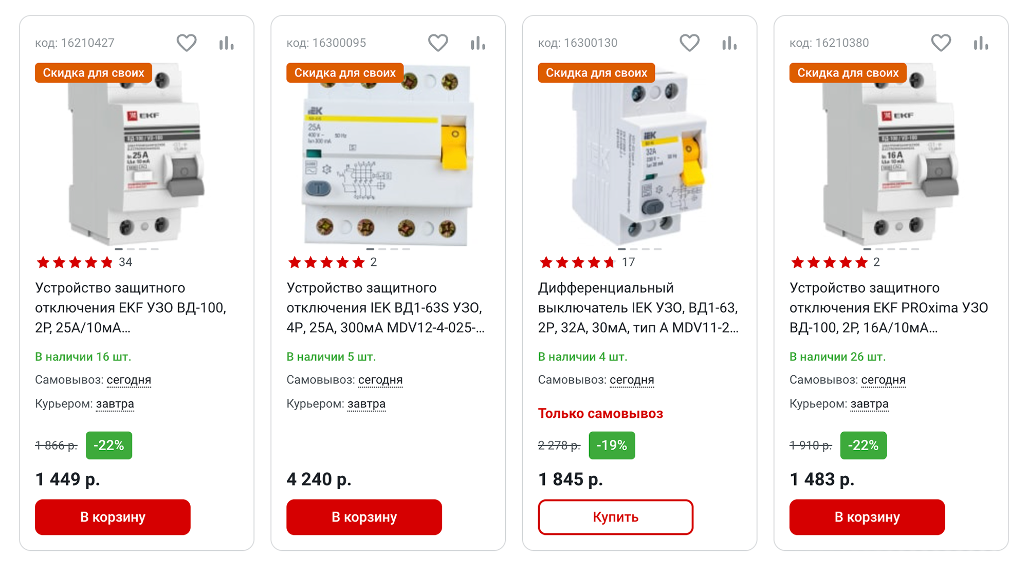 Устройства защитного отключения. Источник: vseinstrumenti.ru