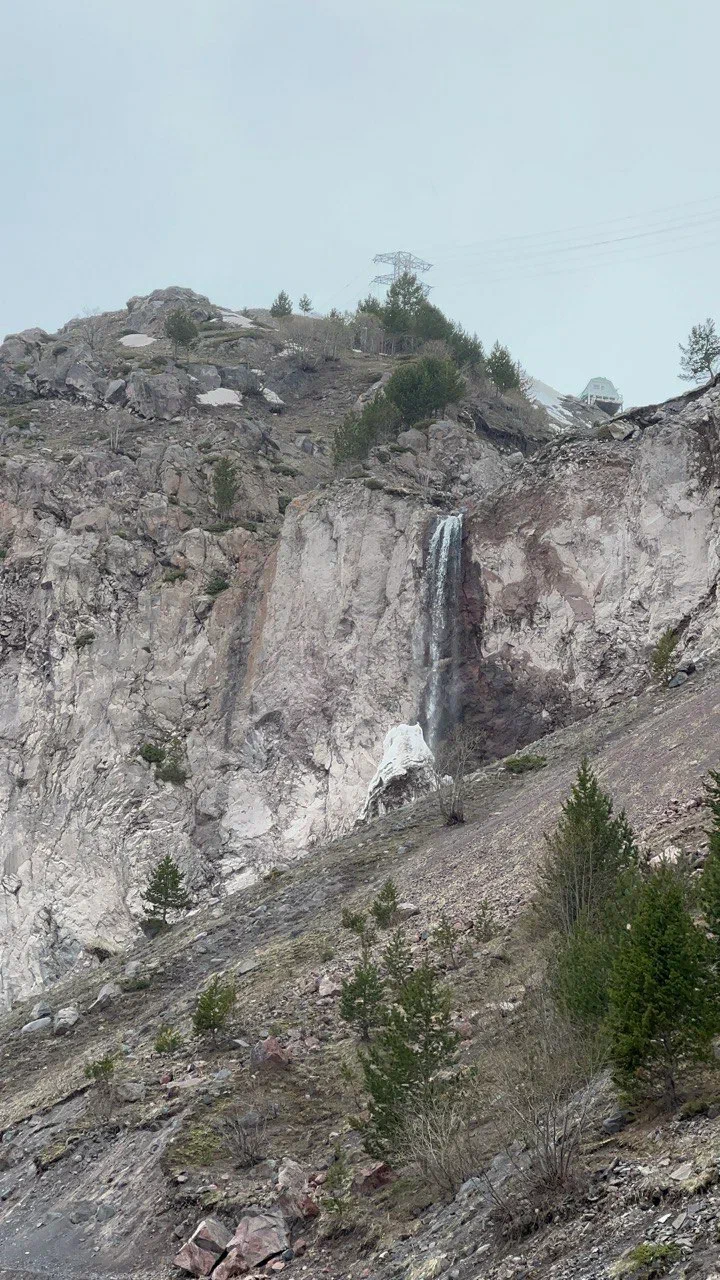 Водопад Азау