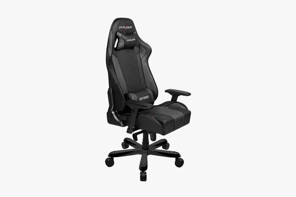 Кресло DXRacer King OH с упором под поясницу и подголовником, 36 762 ₽. Источник: «Яндекс-маркет»