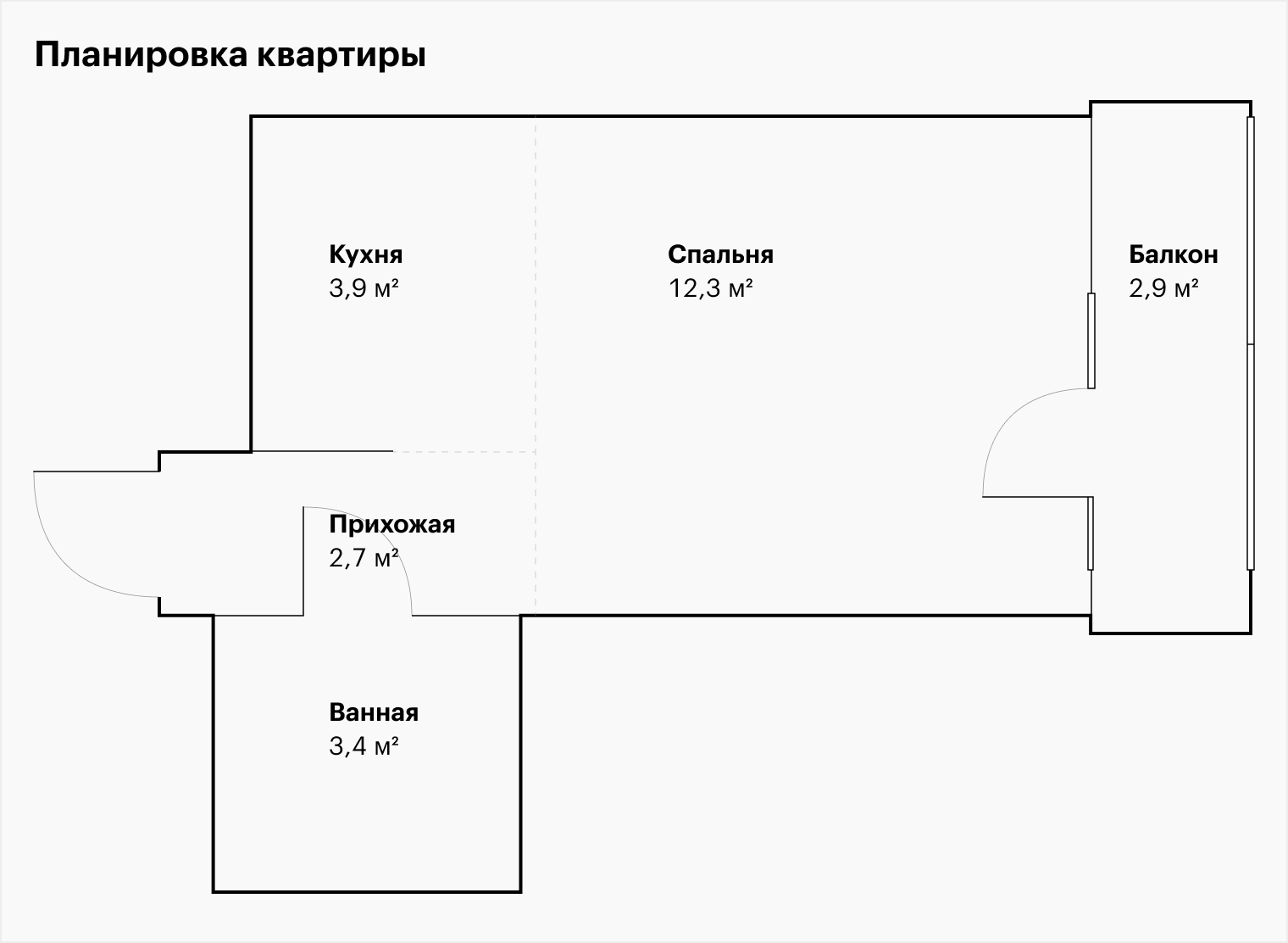 Планировка моей будущей квартиры