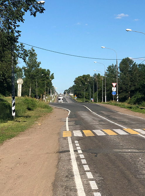 Самое начало подъема перед Валдаем