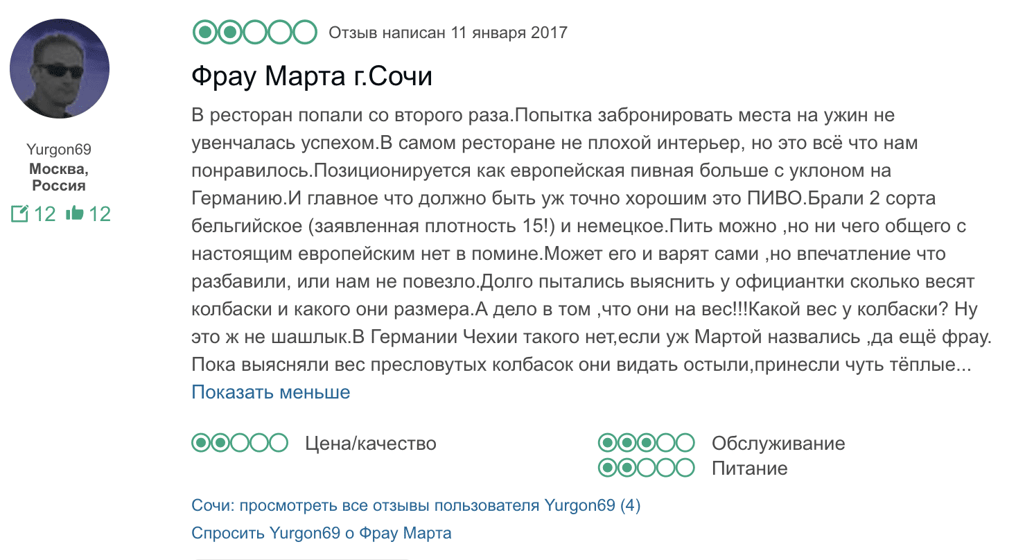 Проблемы с честностью: разбавленное пиво