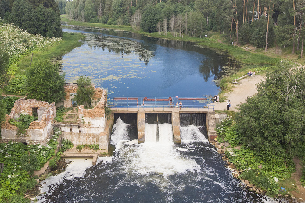 Панорама реки Оредеж