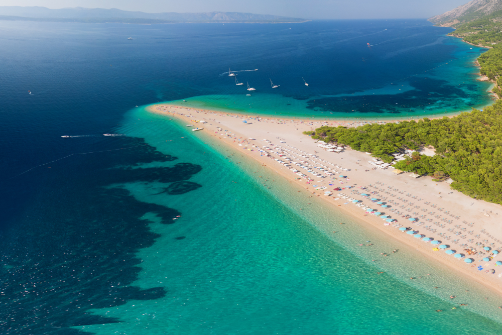 Косу, где расположен Золотой Рог, покрывает сосновая роща. Фотография: Eva Bocek / Shutterstock / FOTODOM