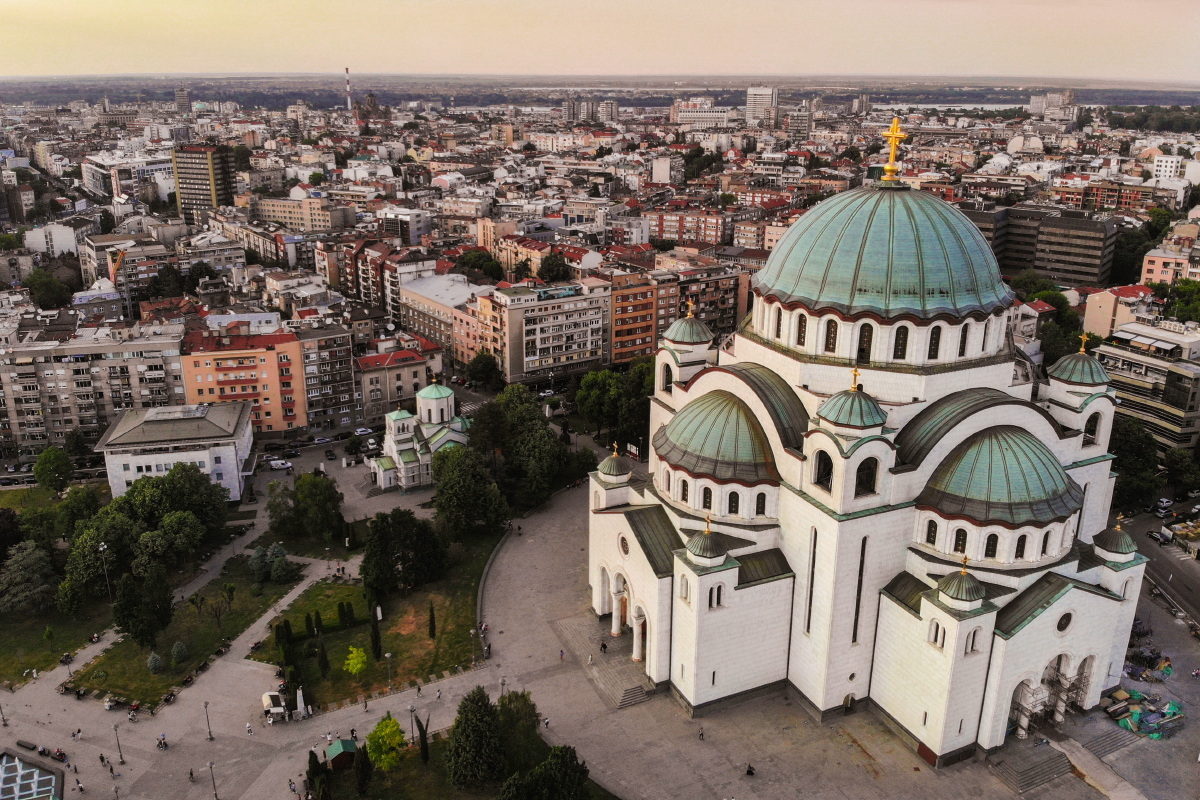 Купол собора Святого Саввы больше, чем у храма Христа Спасителя в Москве