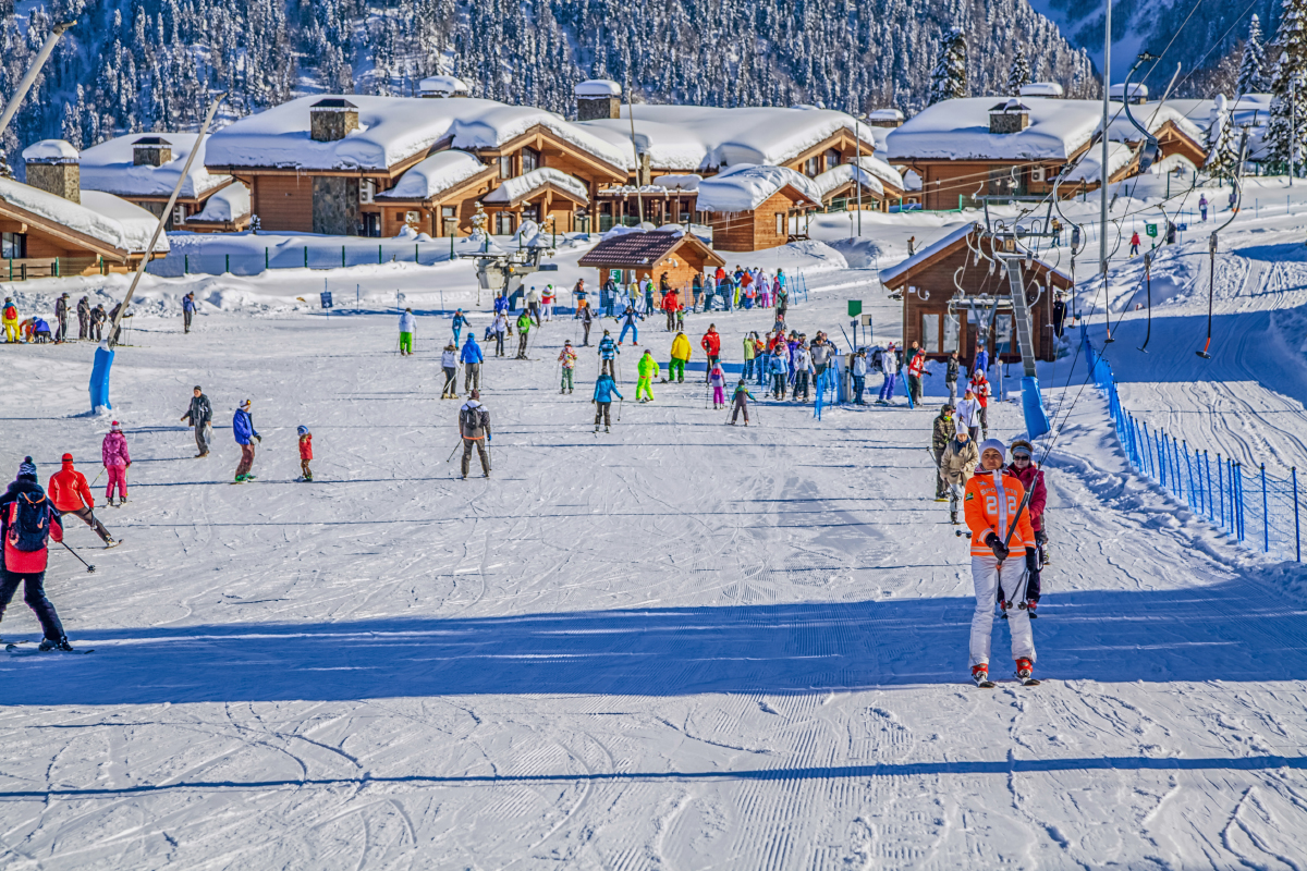 Пологий склон в «Лауре». Фотография: Danila Sivenkov / Shutterstock