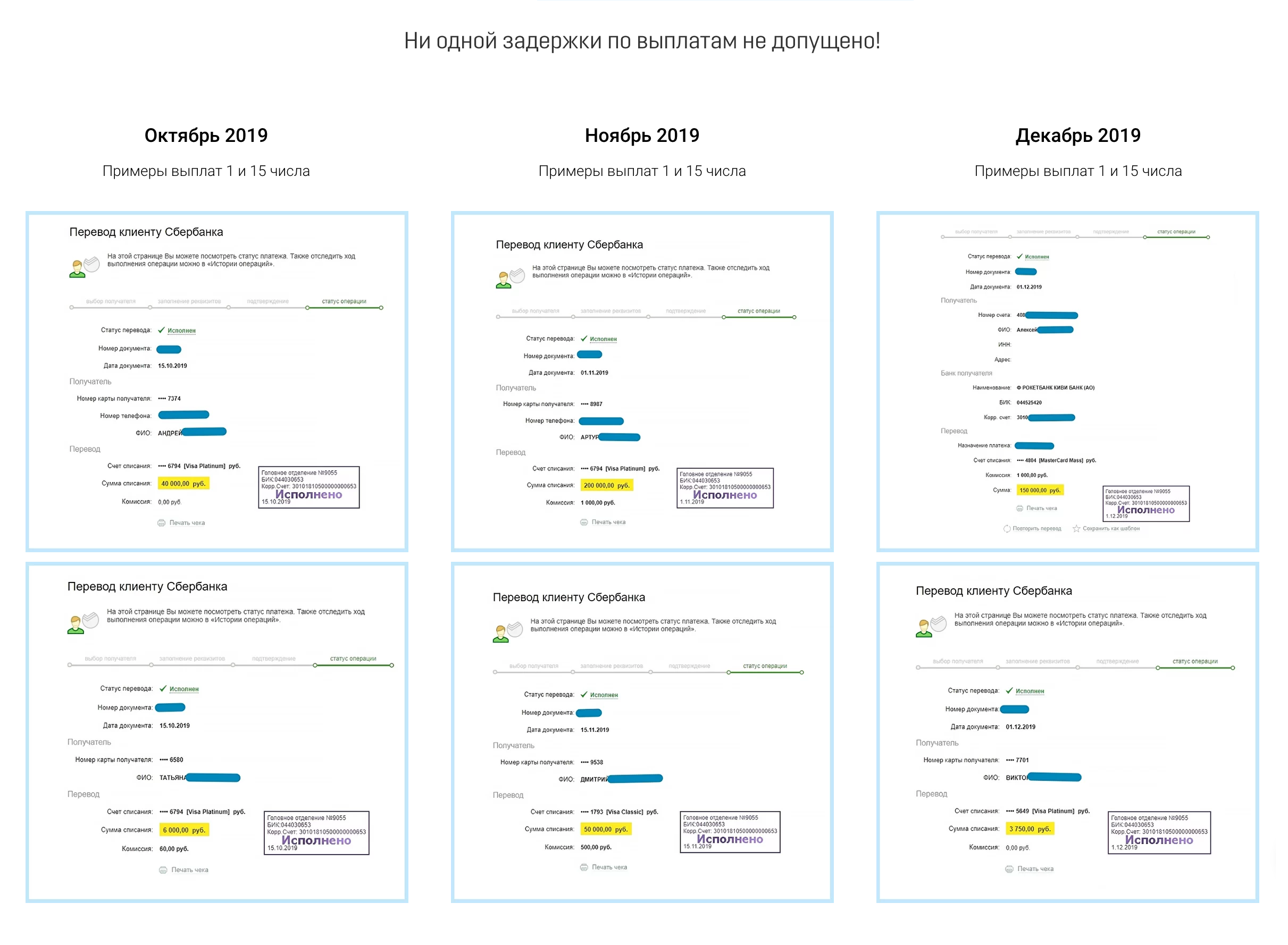 Скриншоты выплат — это не лучший способ доказать надежность проекта. Я могу за 15 минут нарисовать десяток таких «доказательств» в «Фотошопе». Думаю, если бы я прислал им скриншот перевода на 100 тысяч рублей, они бы не поверили