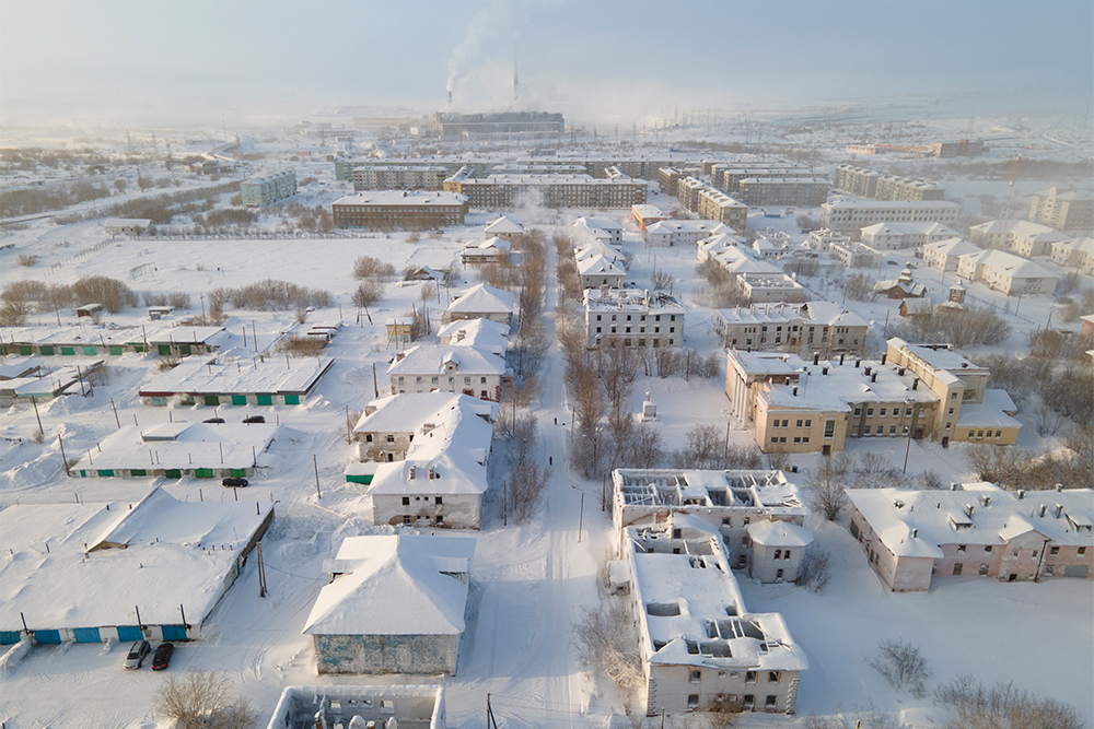 Поселок Северный с воздуха