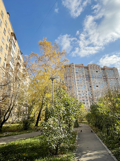 Более современная застройка возле улицы Академика Скрябина